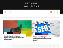 Tablet Screenshot of neokrafsolutions.com